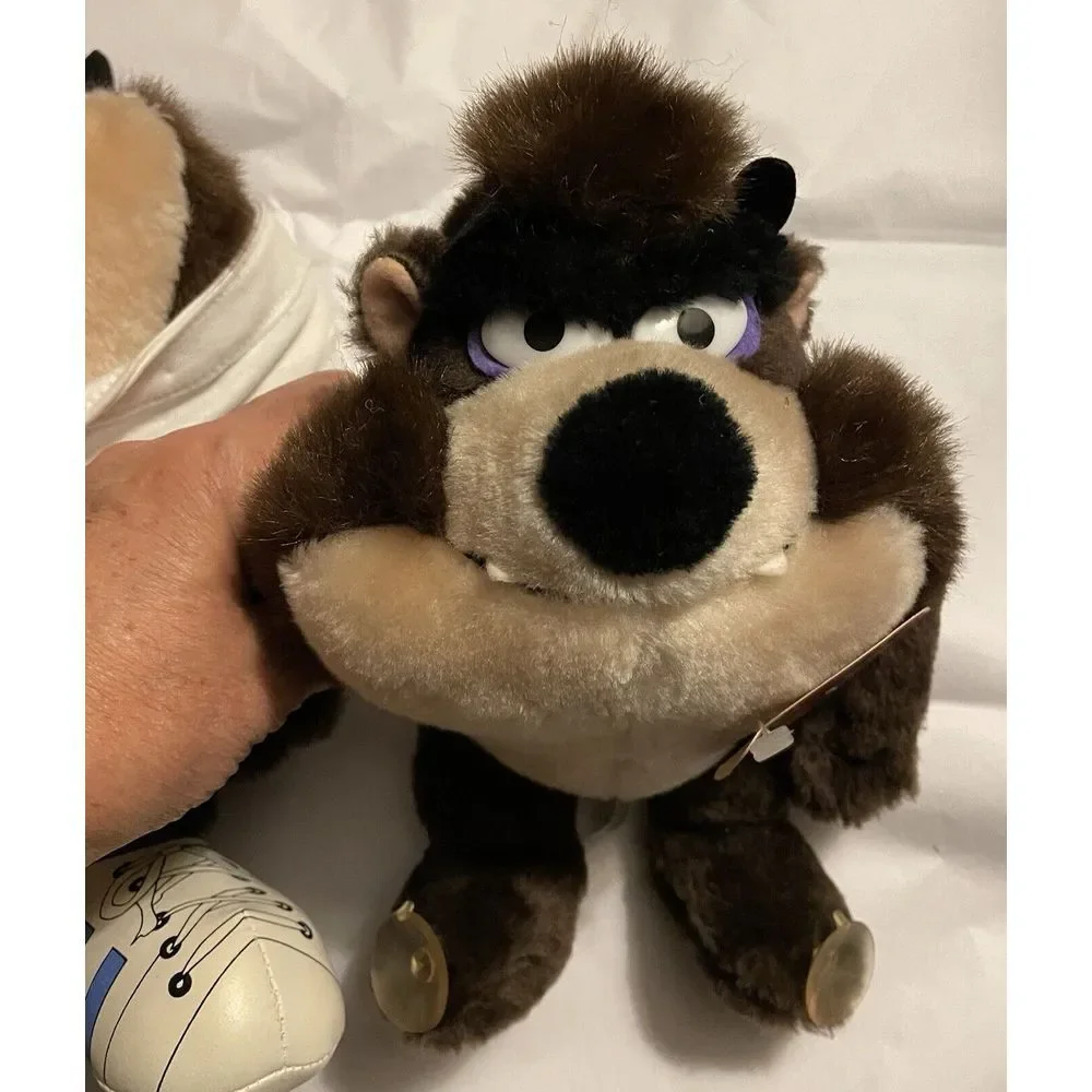 1988 And 1989 Tazmanian Devil Plush Tennis And Grippits With Tags Toy‎